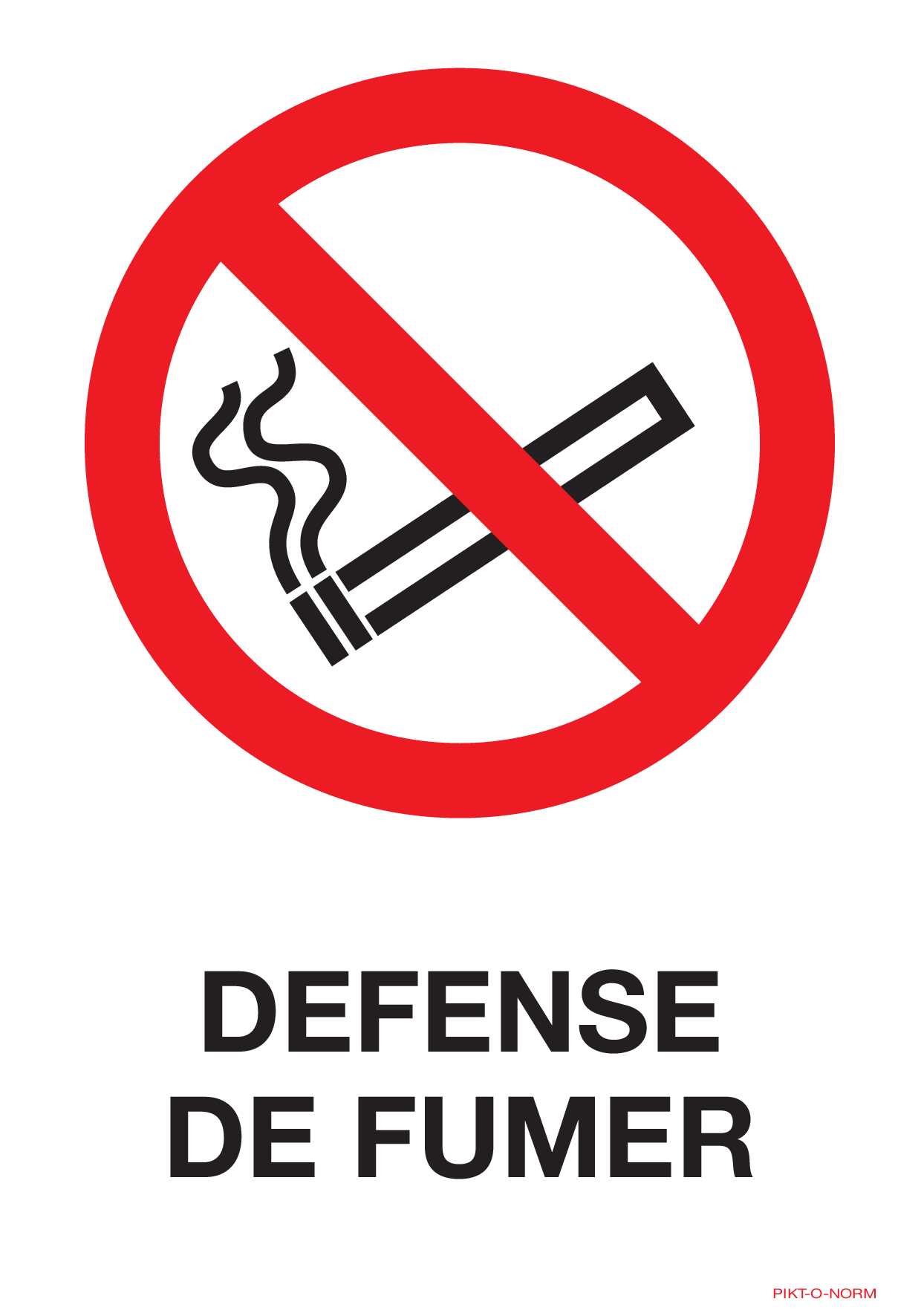 DEFENSE DE FUMER