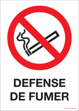 DEFENSE DE FUMER