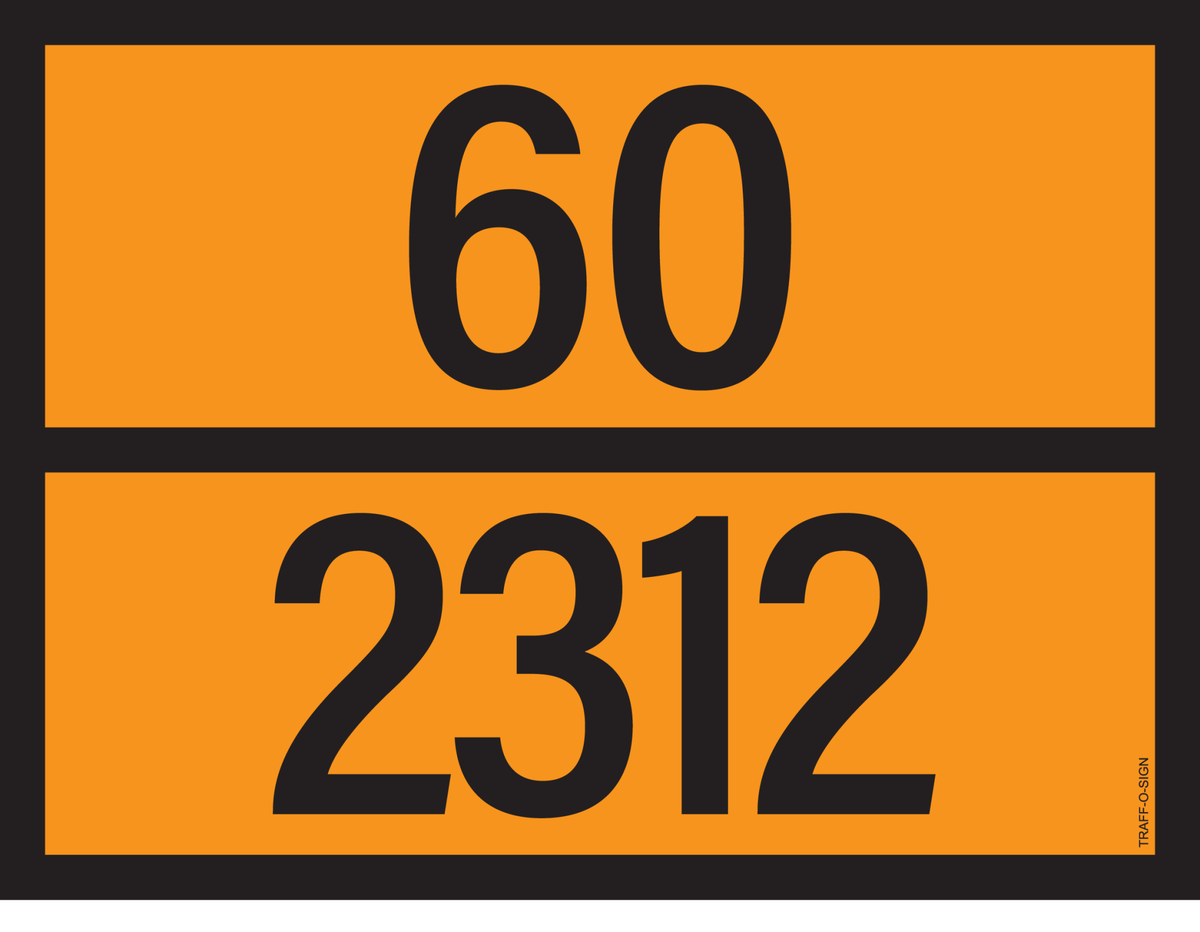 ADR BORD MET GEVARENCODE 60/2312