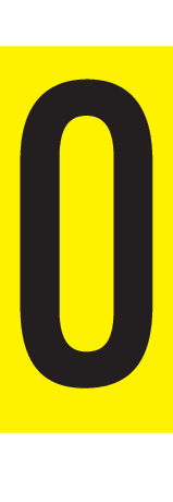 O, LETTRE SUR FEUILLE MAGNETIQUE