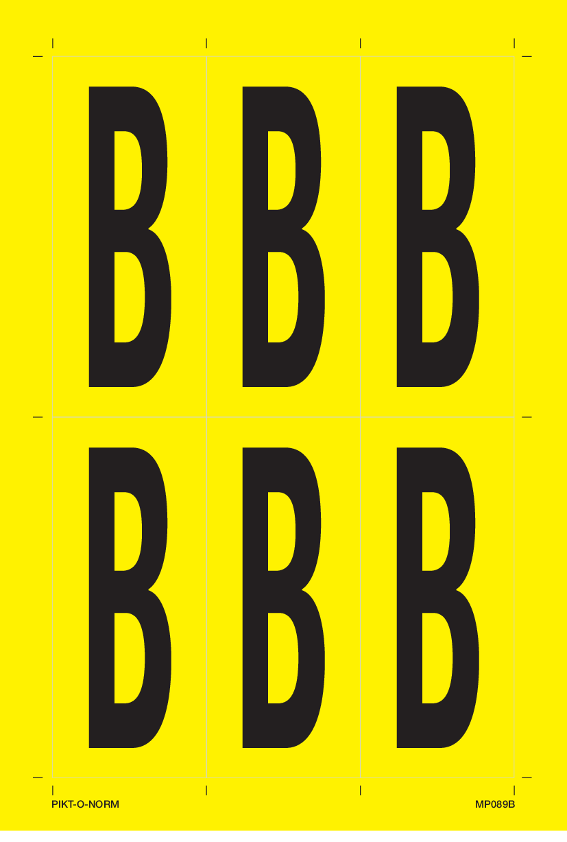 LETTER B OP VEL