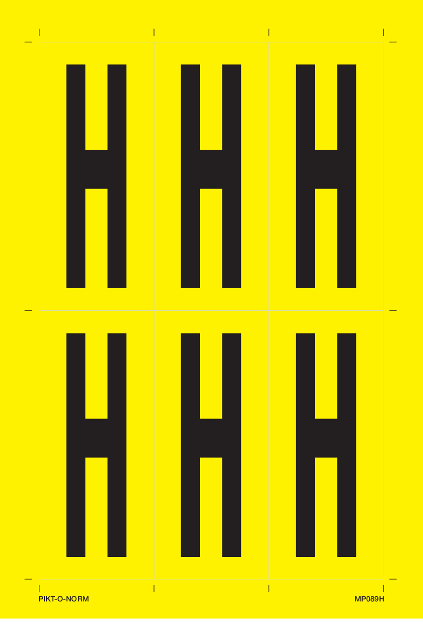 LETTER H OP VEL