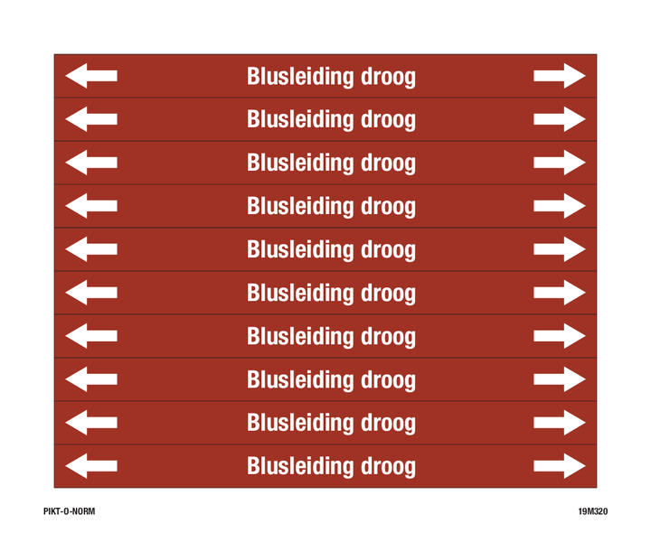 BLUSLEIDING DROOG
