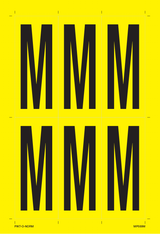 LETTRE M SUR FEUILLE