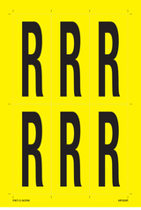 LETTER R OP VEL