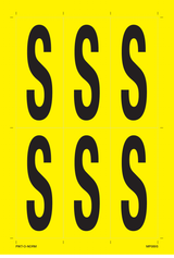 LETTER S OP VEL