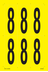 CHIFFRE 8 SUR FEUILLE