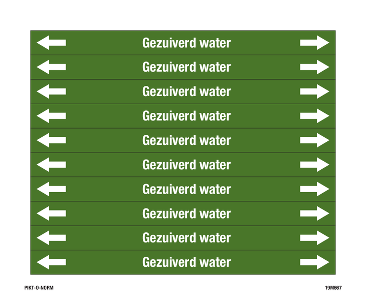 GEZUIVERD WATER
