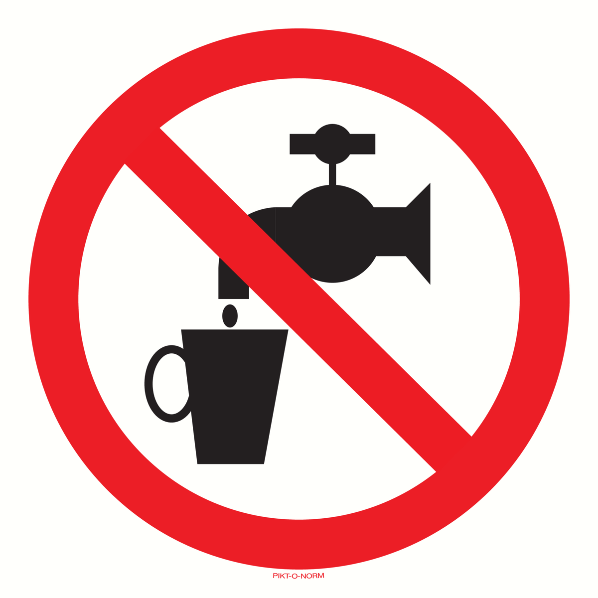 EAU NON POTABLE