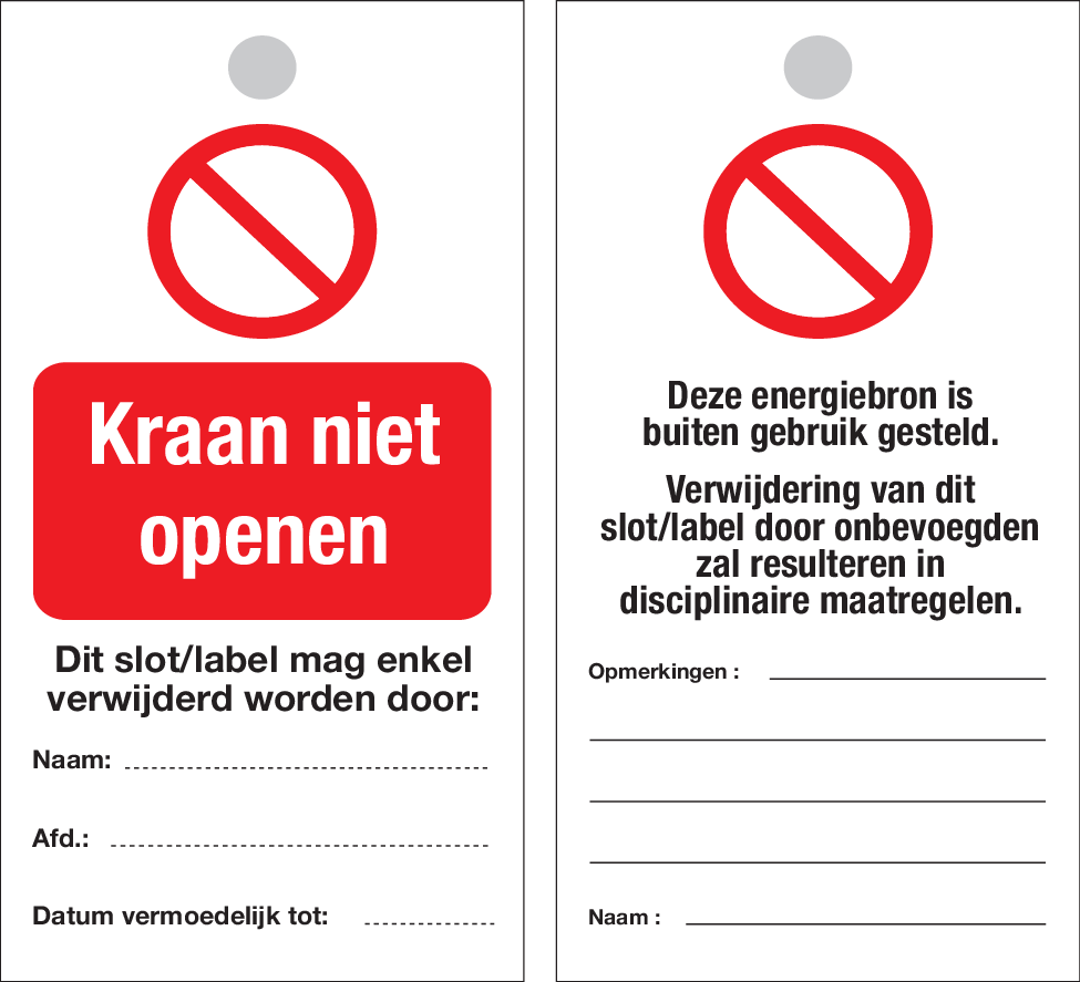 KRAAN NIET OPENEN