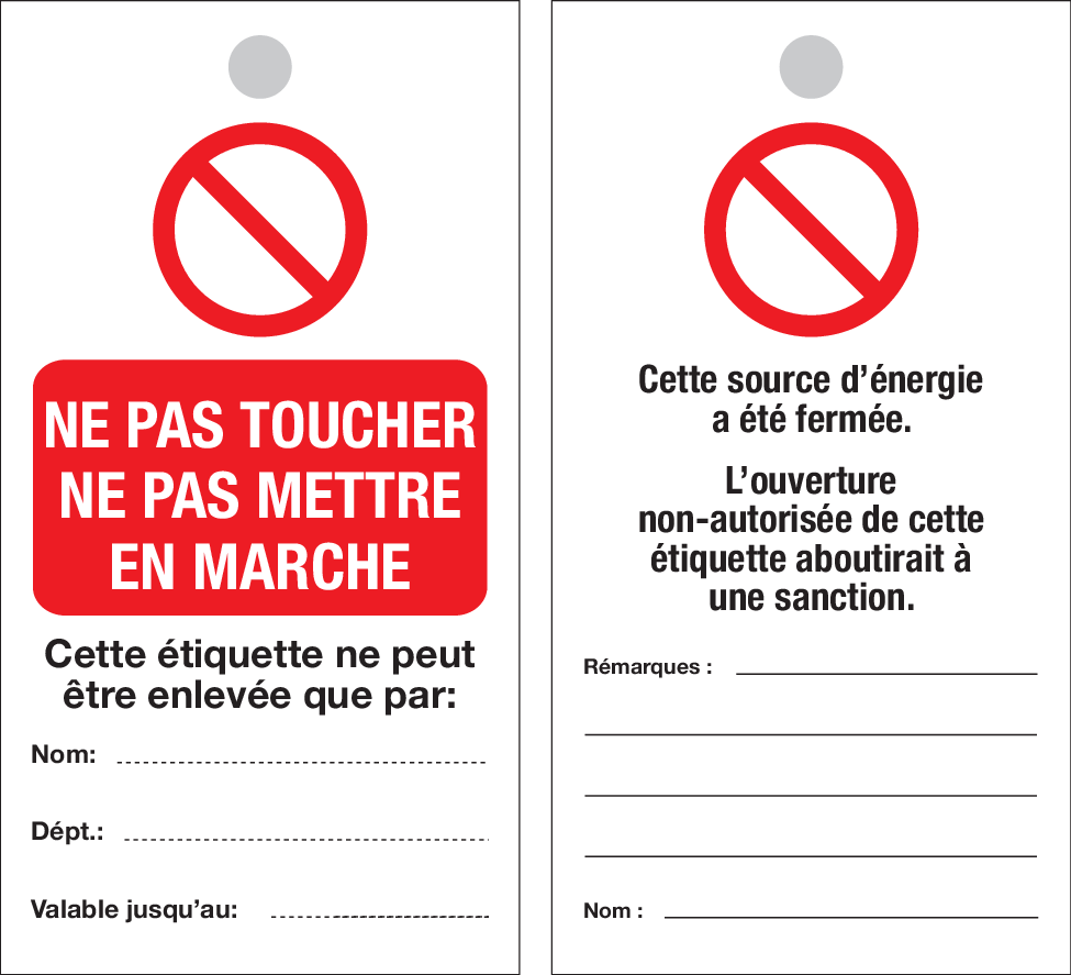 NE PAS TOUCHER. NE PAS METTRE EN MARCHE