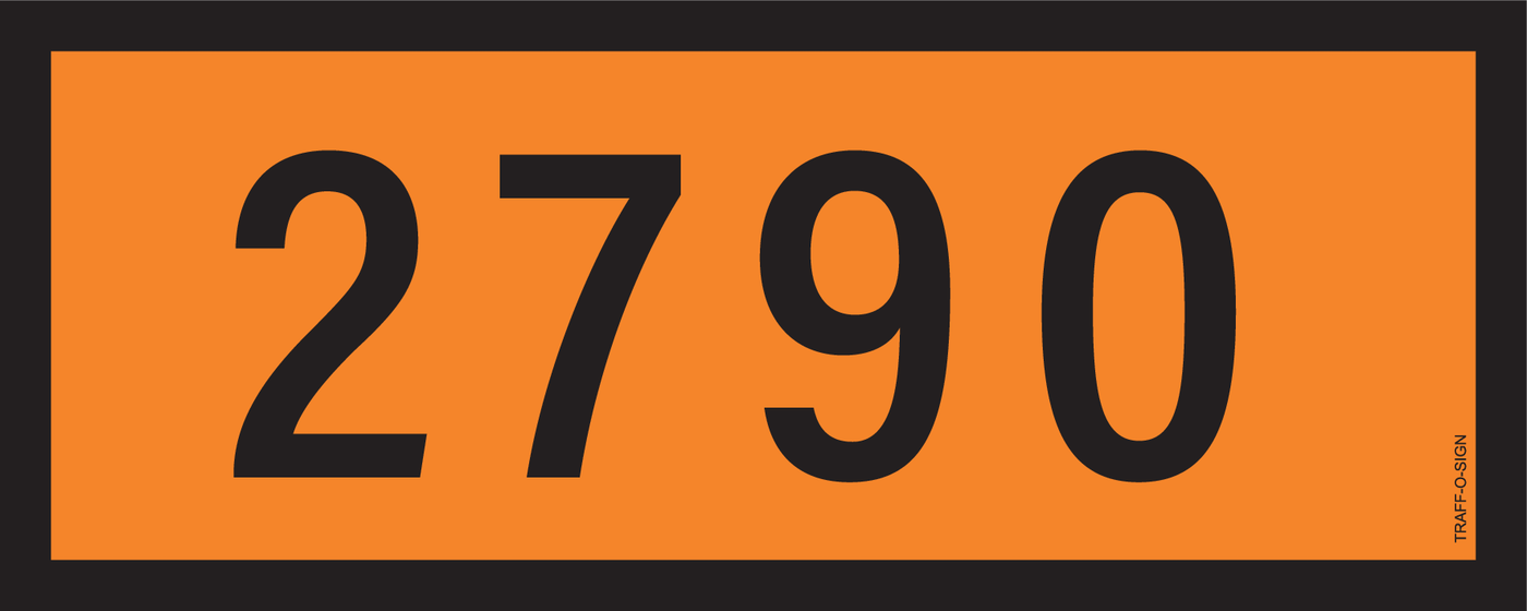 PANNEAU ADR, NUNEROS DE 2000 A 2999