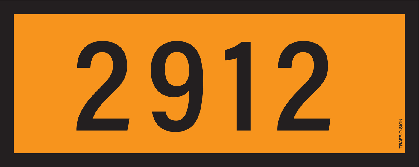 PANNEAU ADR, NUNEROS DE 2000 A 2999