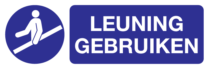 LEUNING GEBRUIKEN + PICTO