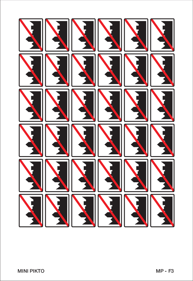 VERKEERSBORD F3b