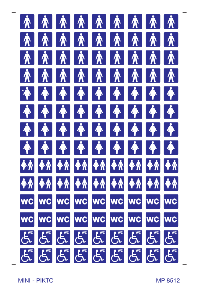 MIX WC-AANDUIDINGEN