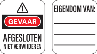 LABELS VOOR THERMOPLASTISCHE SLOTEN