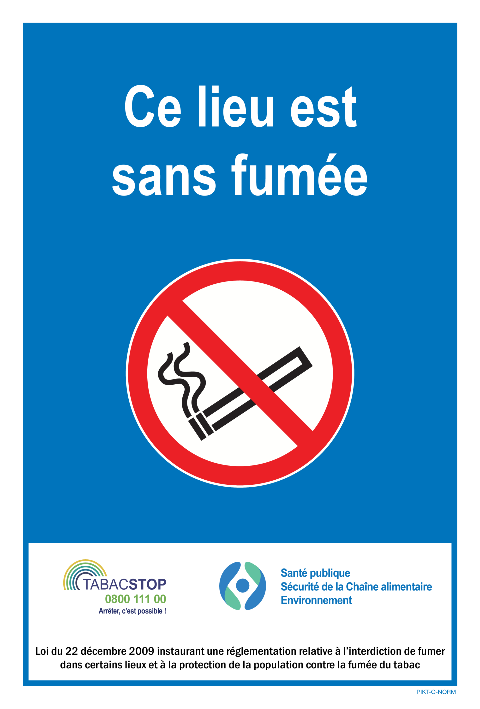 CE LIEU EST SANS FUMÉE