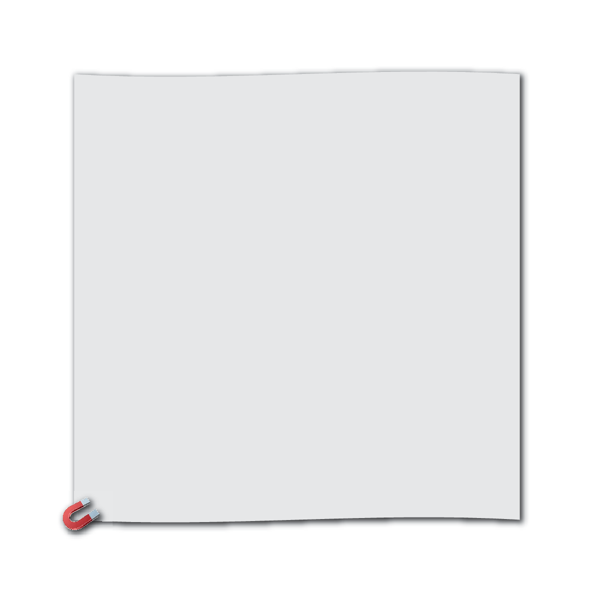 FEUILLES MAGNÉTIQUES BLANCS