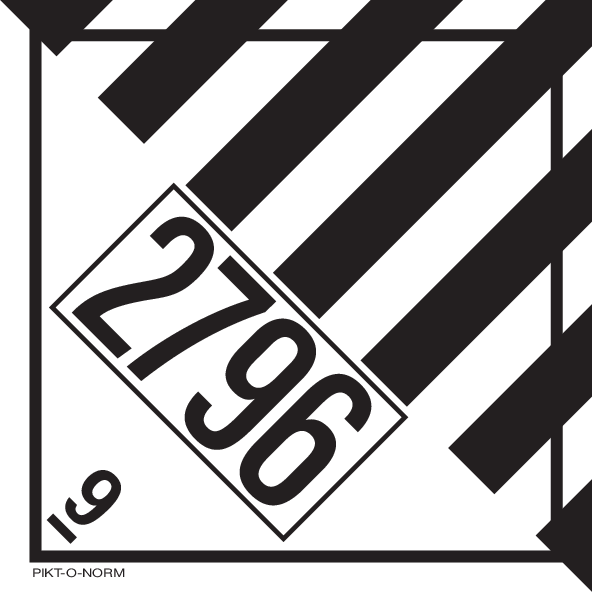 IMO 9.0. MAT.& OBJETS DANG,DIV. UN 2796