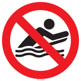 VERBOD TE BODYBOARDEN