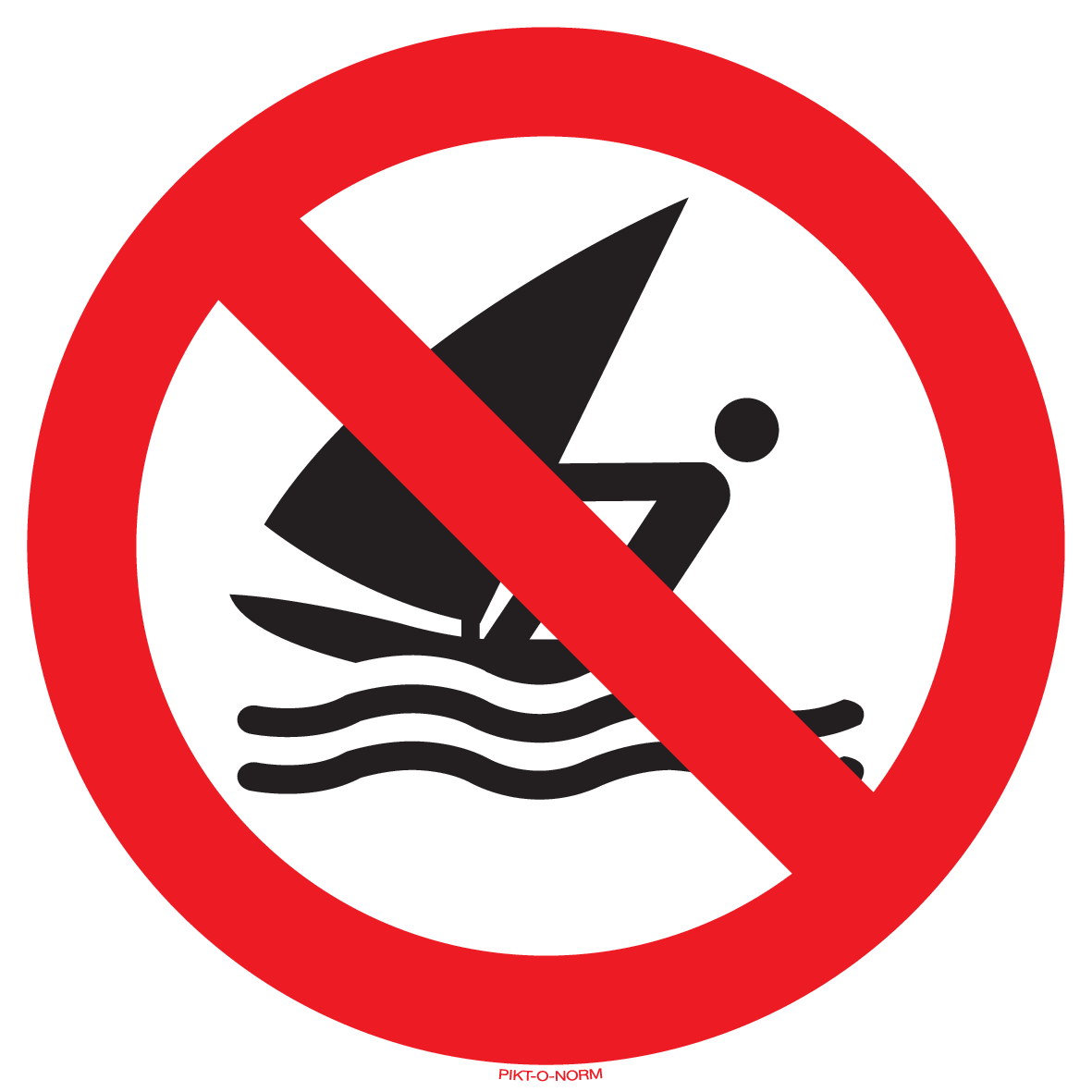 WINDSURFEN VERBODEN