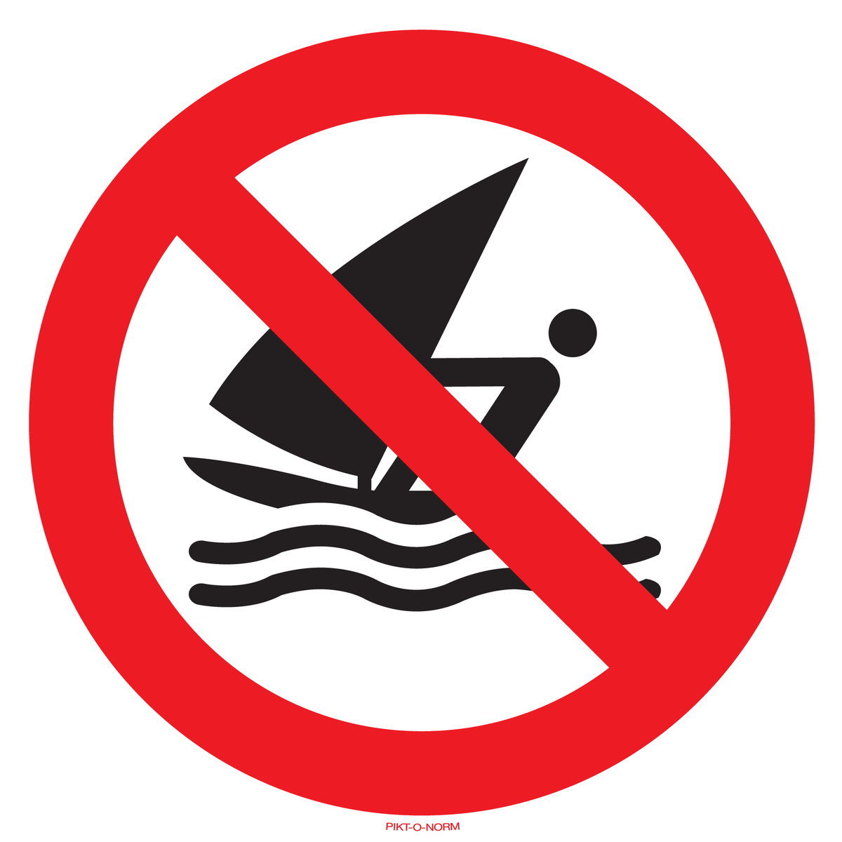 WINDSURFEN VERBODEN