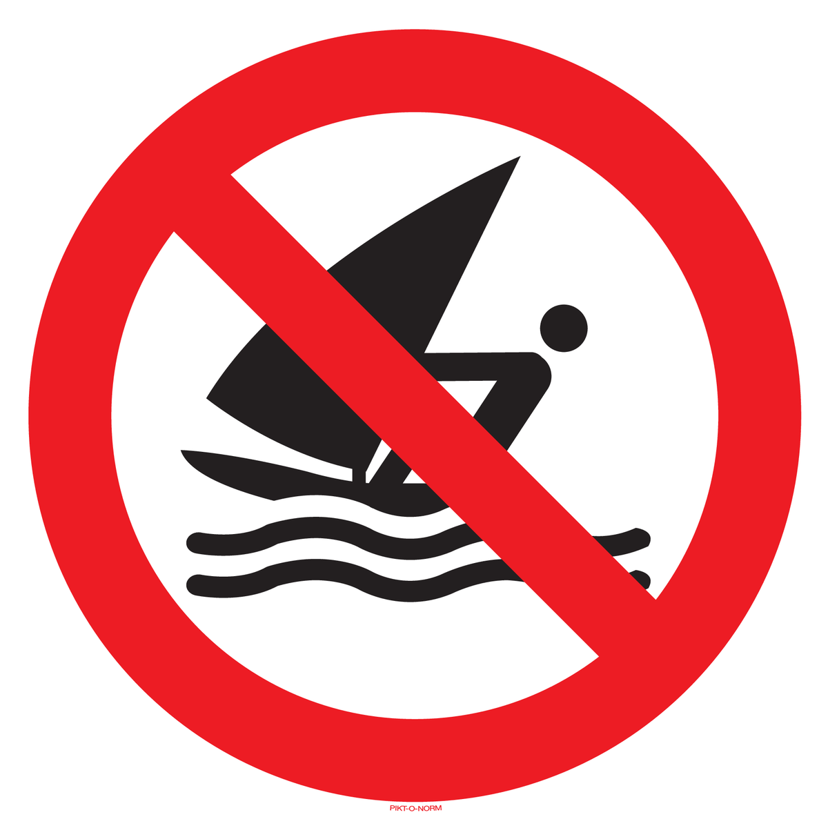 WINDSURFEN VERBODEN
