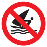 WINDSURFEN VERBODEN