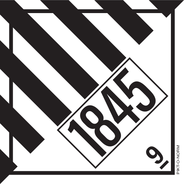 IMO 9.0 MAT.OBJETS DANGEREUX UN 1845