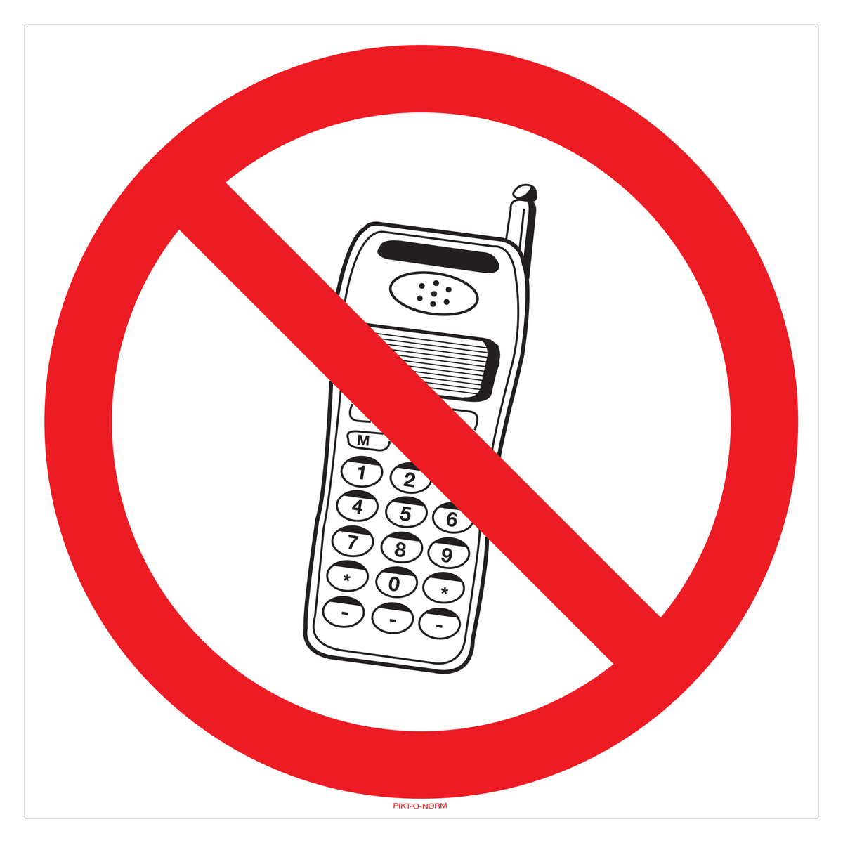 INTERDIT AUX TÉLÉPHONE PORTABLE