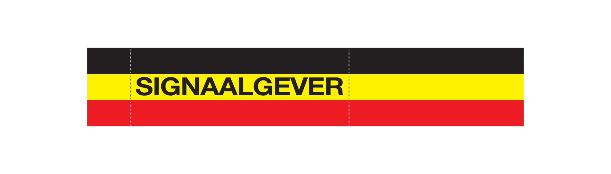 SIGNAALGEVER ARMBAND BELGISCHE DRIEKLEUR