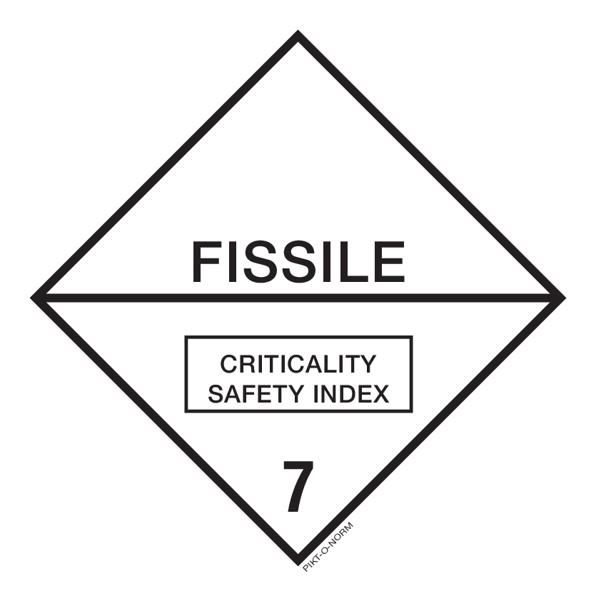 FISSILE, INDICE DE SÛRETÉ-CR...ADR CL.7E
