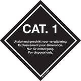 CAT.1. EXCLUSIVEMENT POUR ELIMINATION...