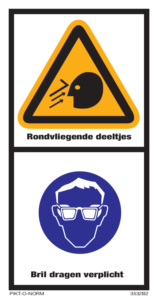 RONDVLIEGENDE DEELTJES / BRIL DRAGEN...