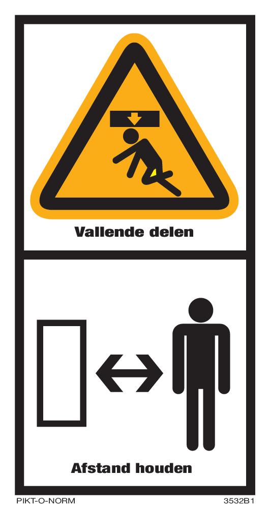 VALLENDE DELEN / AFSTAND HOUDEN