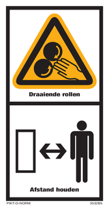 DRAAIENDE DELEN / AFSTAND HOUDEN