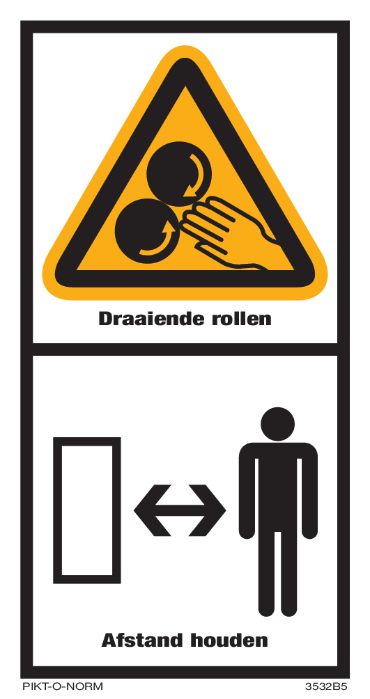 DRAAIENDE DELEN / AFSTAND HOUDEN