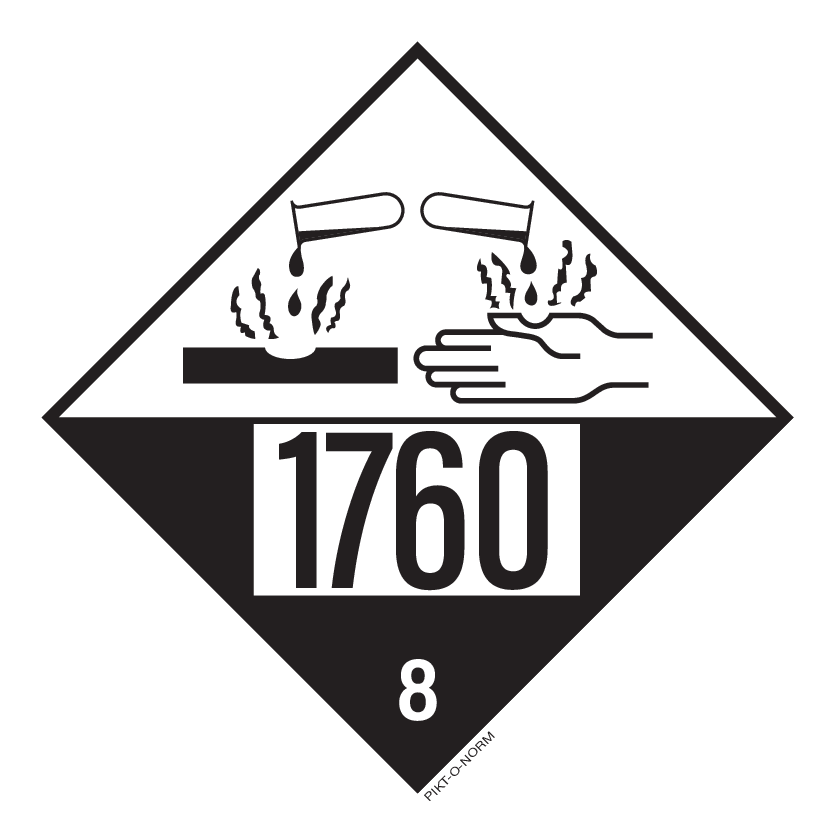 IMO 8.0 CORROSIEF UN 1760