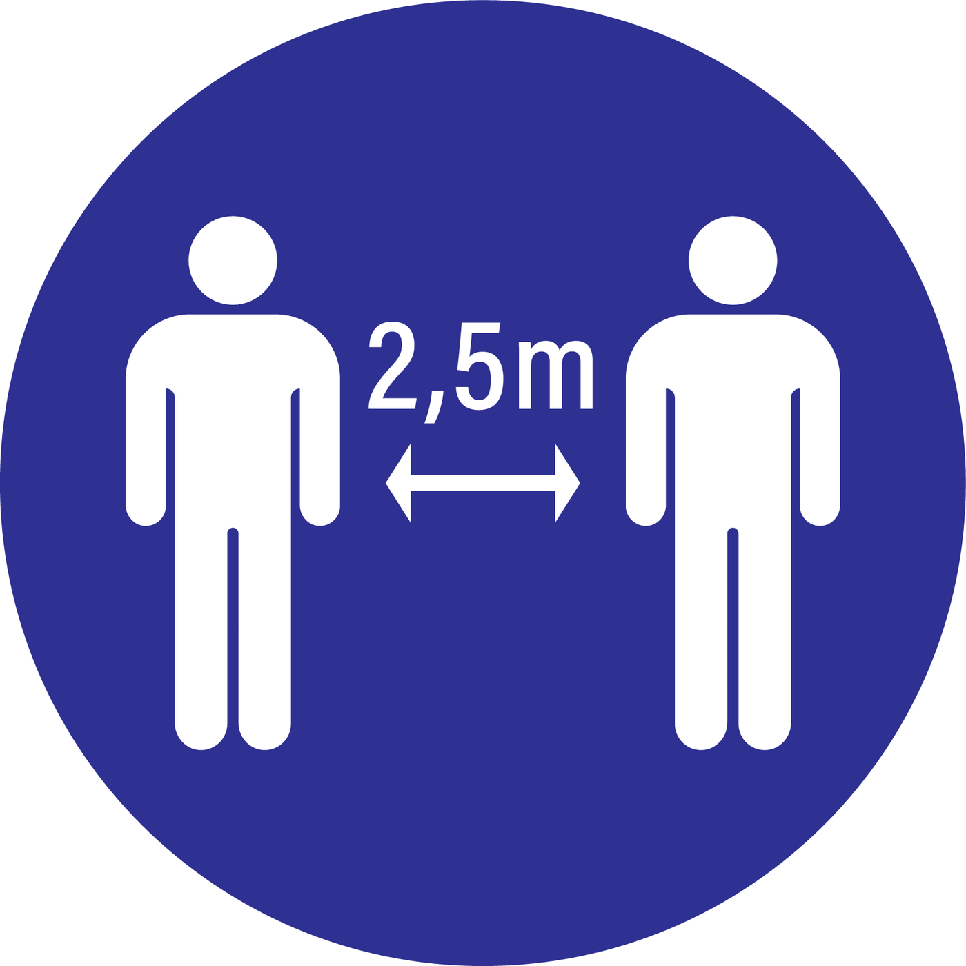 SOCIAL DISTANCING 2,5 M