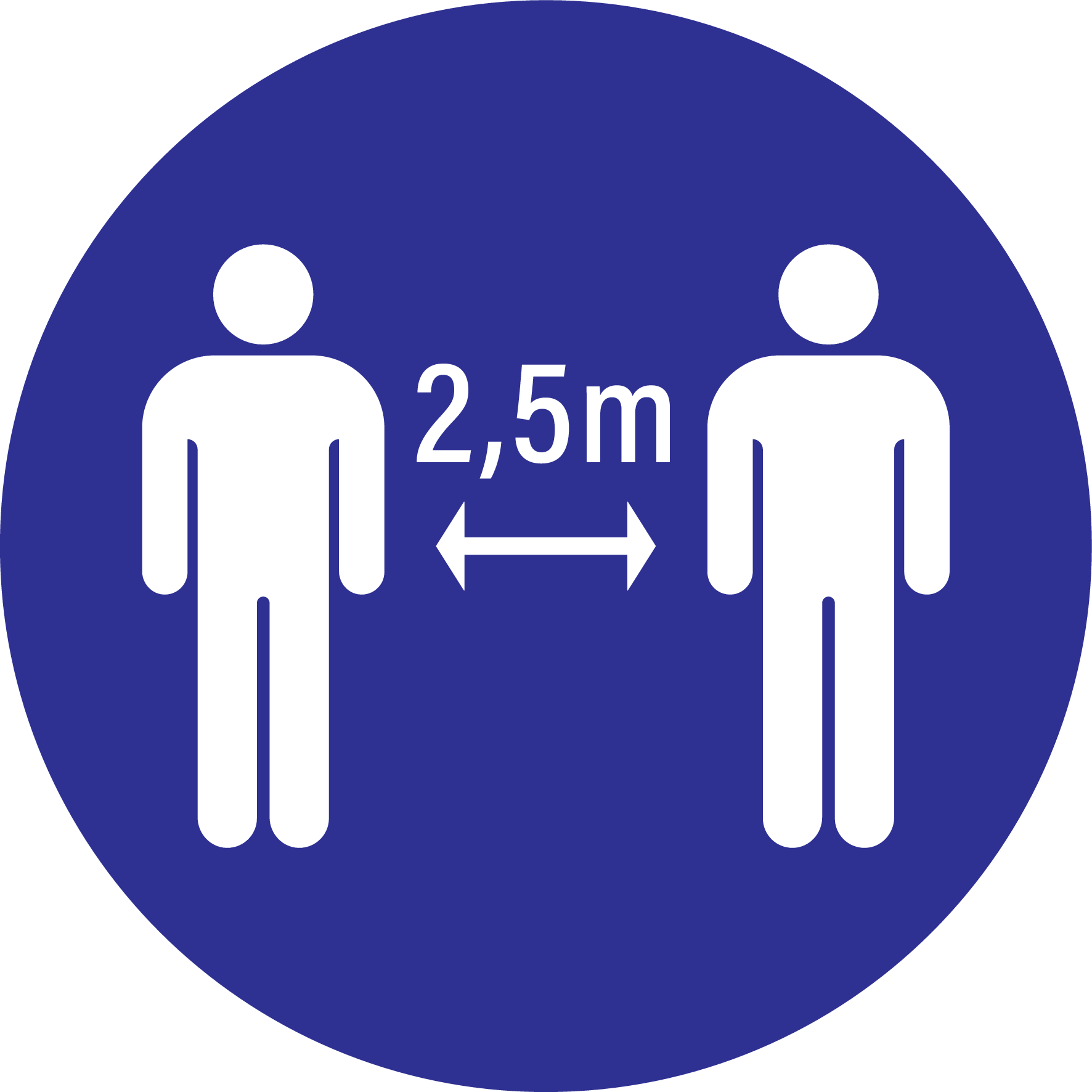 SOCIAL DISTANCING 2,5 M