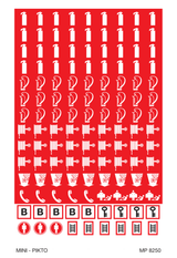 MIX FEU 9 PICTOGRAMMES DIFFERENTS