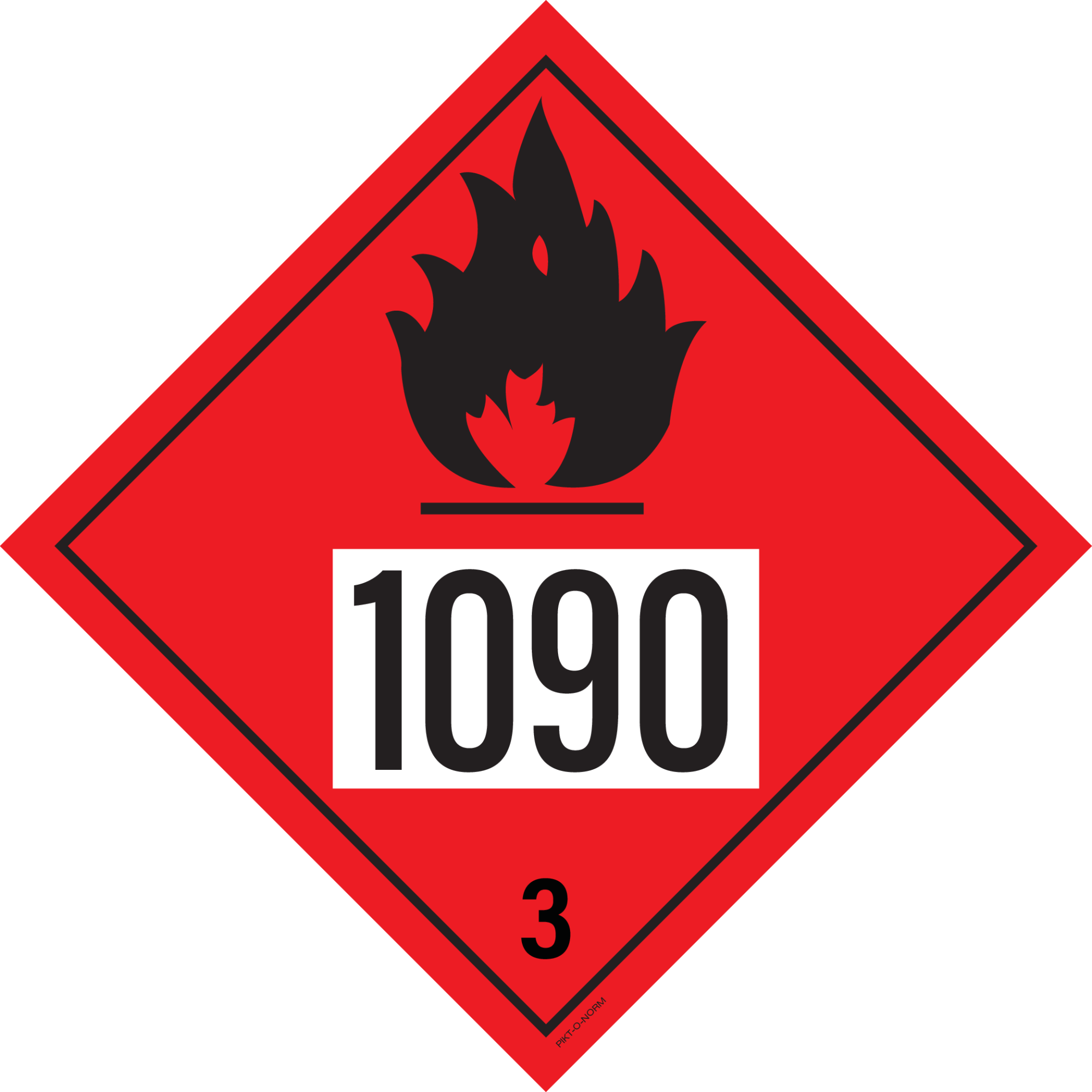 IMO 3.0. LIQUIDES INFLAMMABLES A UN 1090
