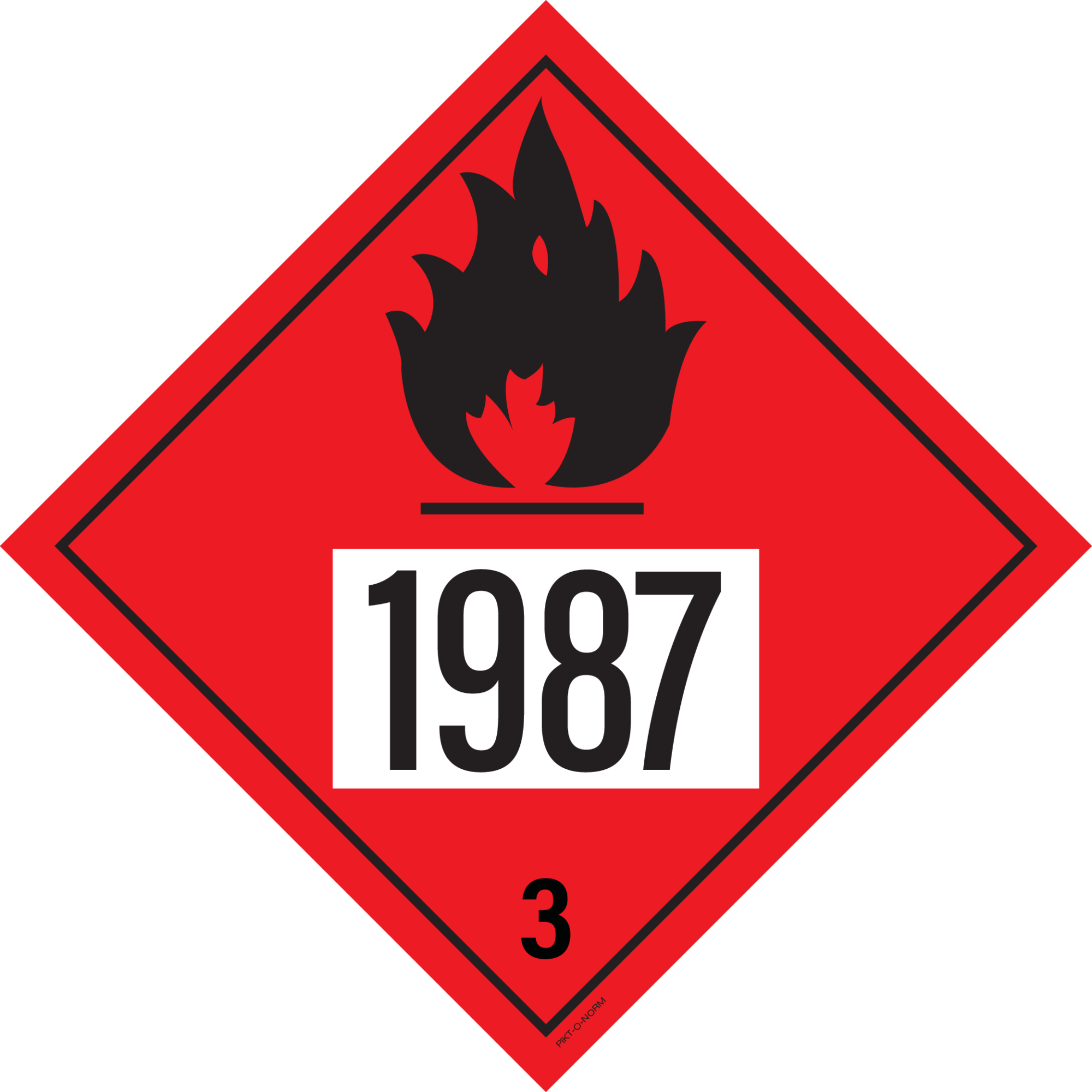 IMO 3.0. LIQUIDES INFLAMMABLES A UN 1987