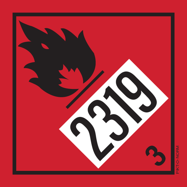 IMO 3.0. BRANDBARE VLOEISTOFFEN UN 2319