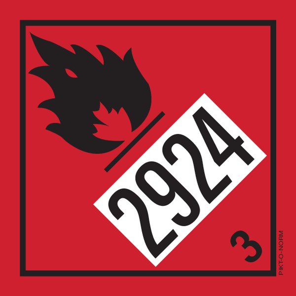 IMO 3.0. BRANDBARE VLOEISTOFFEN UN 2924