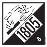 IMO 8.0. CORROSIF A UN 1805