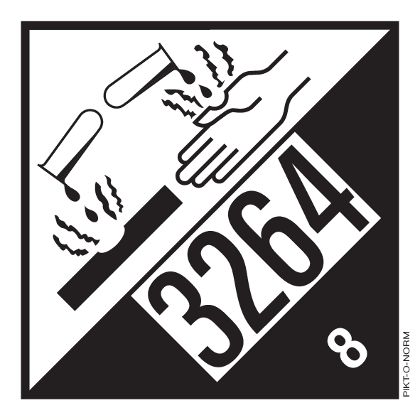 IMO 8.0. CORROSIF A UN 3264