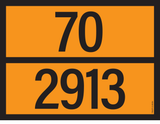 ADR BORD MET GEVARENCODE 70/2913