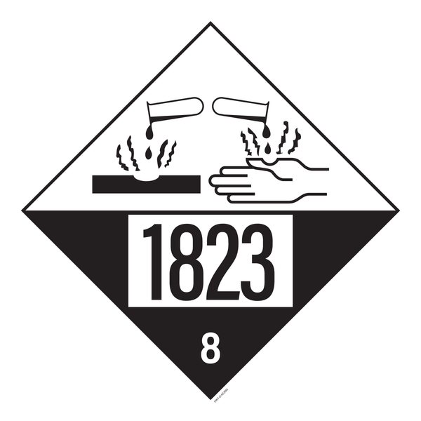 IMO 8.0 CORROSIEF MET UN 1823